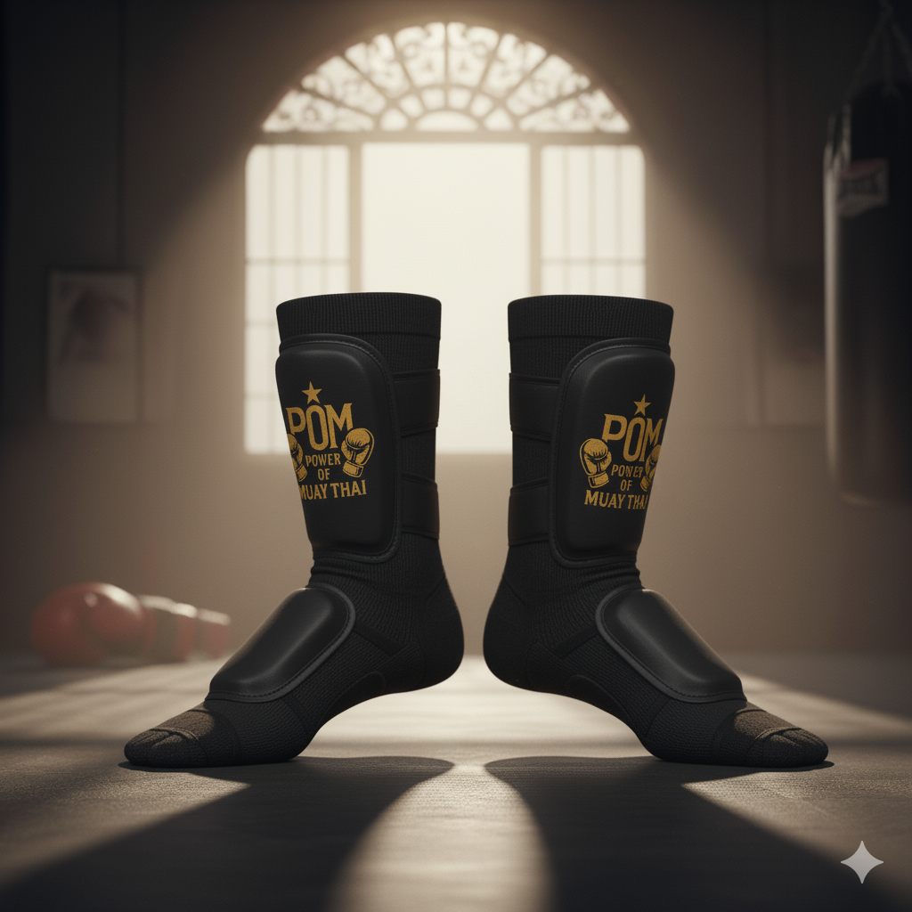 P.O.M Knoechelbandage in Schwarz-Gold
