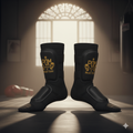 P.O.M Knoechelbandage in Schwarz-Gold