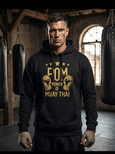 P.O.M Hoodie – Power of Muay Thai - P.O.M