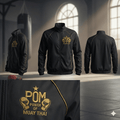 P.O.M Windjacke – Power of Muay Thai (Schwarz/Gold) - P.O.M